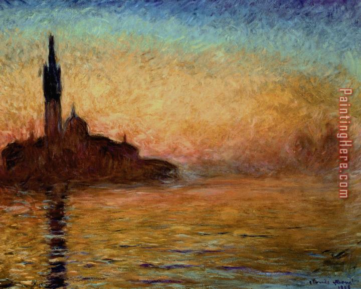 Claude Monet View of San Giorgio Maggiore